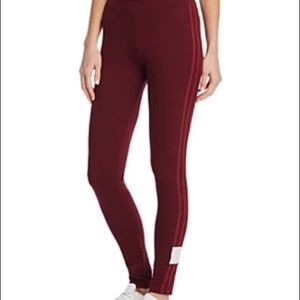 Maroon Adidas Originals Adibreak leggings